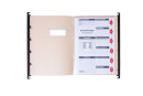 Universalmappe (Personalmappe), Hängemappe mit 6 Registerfächern, 10er Set chamois
