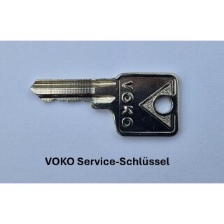 130 VOKO Schlüssel zum Austauschen der Wechselzylinder nur Serie 2D