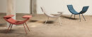 Cloop Sessel mit Bezug aus Trevira CS;