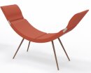 Cloop Sessel mit Bezug aus Leder
