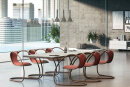 Timeless Stuhl mit Bezug aus Trevira CS;