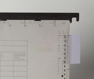 Lateralsichtreiter R48, zur Bereiterung der lateralen Ablage OM2 | VP=50 | Ersatz zur Artikelnummer 49730660
